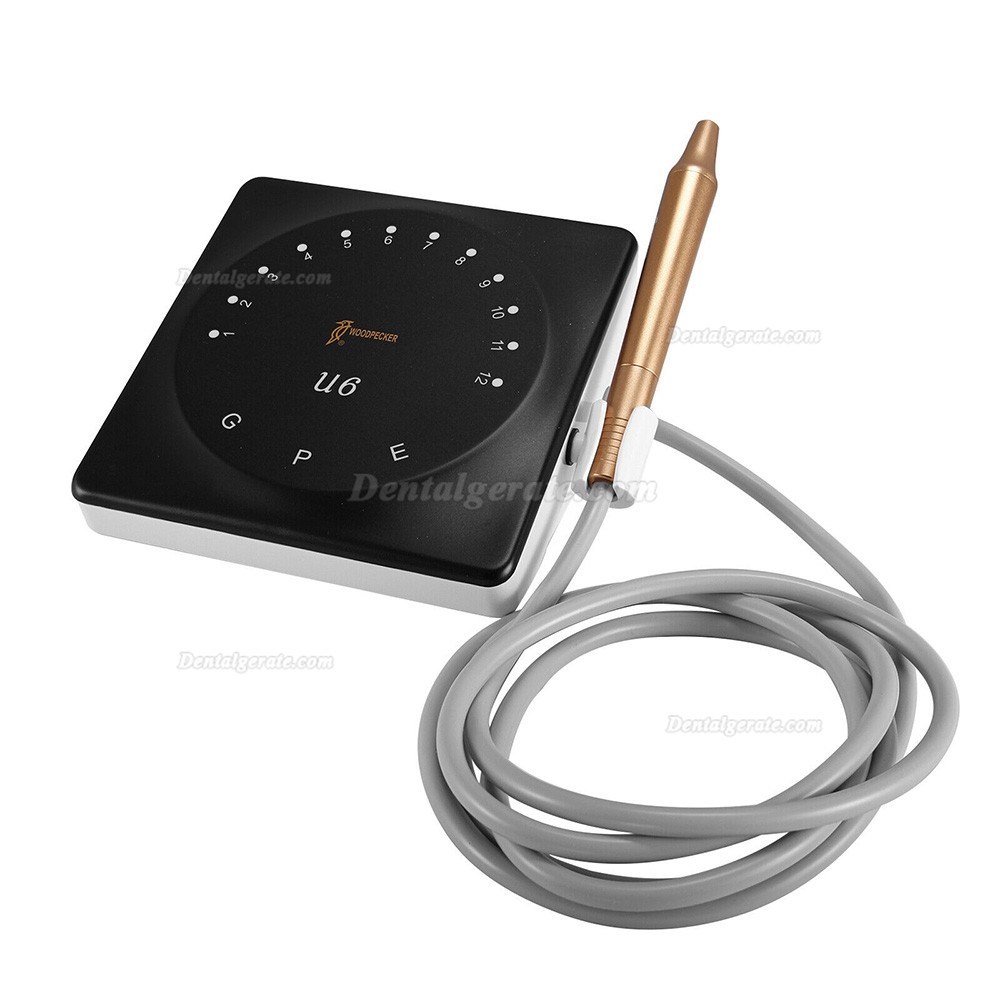 Woodpecker U6 UltraschallScaler mit HW-6 Handst&uuml;ck & 7 Spitzen (EMS kompatibel)